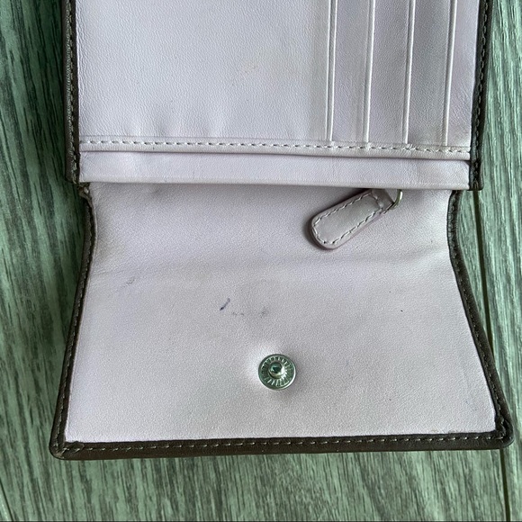 Coach vintage Chelsea Brown Leather Card Coin Wallet - Picture 8 of 8